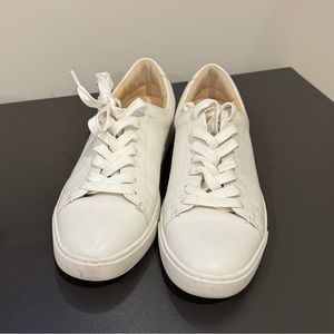 Frye ivy low lace white sneakers
